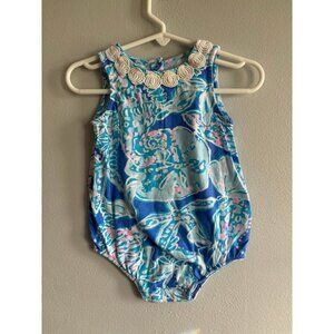Lilly pulitzer baby romper 3/6m